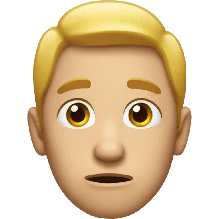 nervous man  emoji