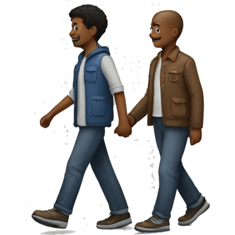 make two people walking together emoji