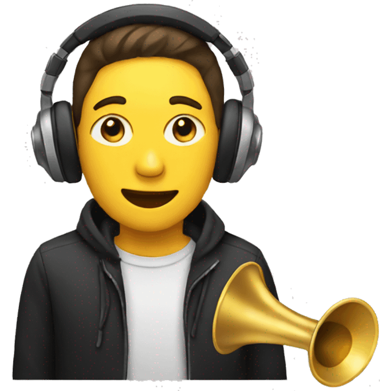 music listening emoji