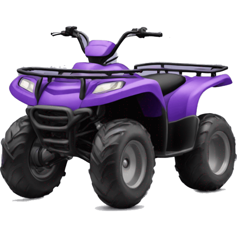 Realistic purple motor outdoor atv  emoji