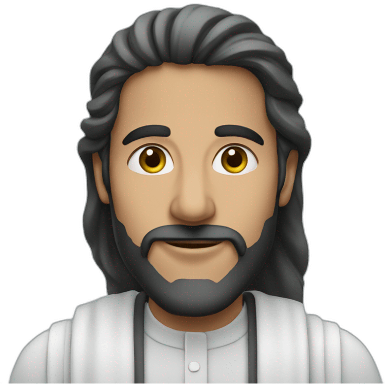 a man from saudi arabia, with a sky background emoji