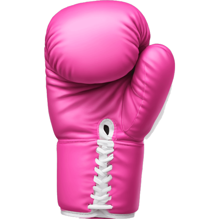 pink boxing glove emoji