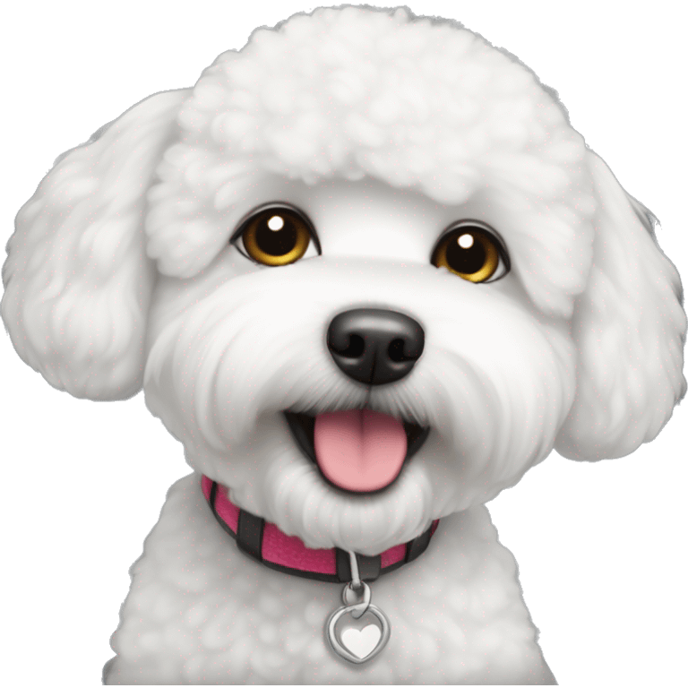 White little Bichon Frize  emoji