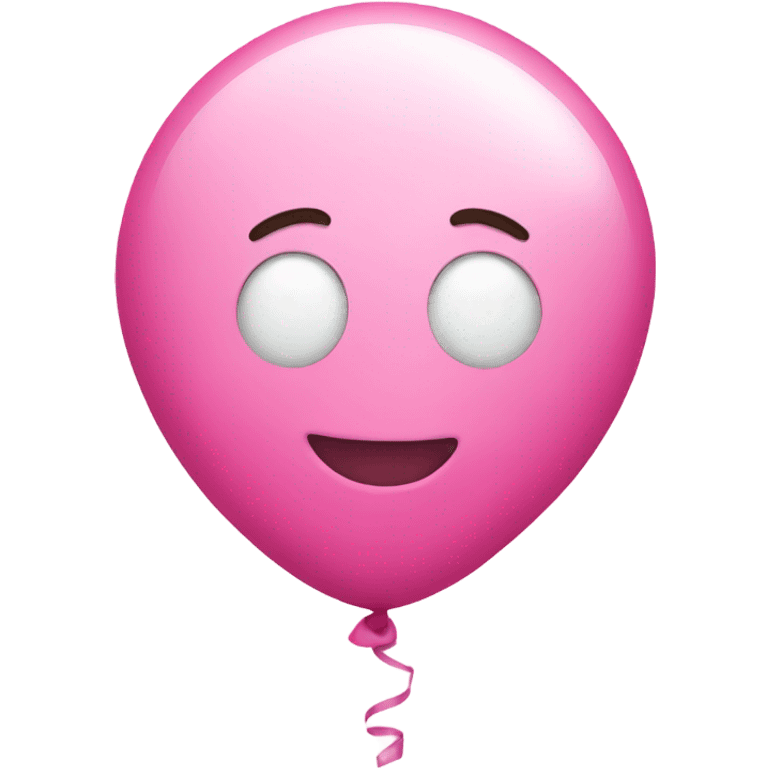 pink balloon emoji