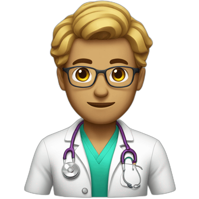 Doctor Jhatka with a muscular body emoji