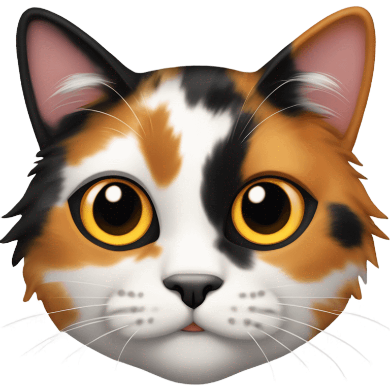 Calico kitty emoji