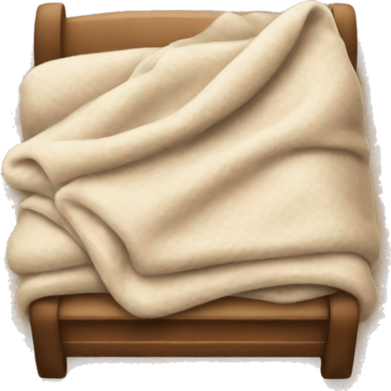 cozy beige blanket emoji