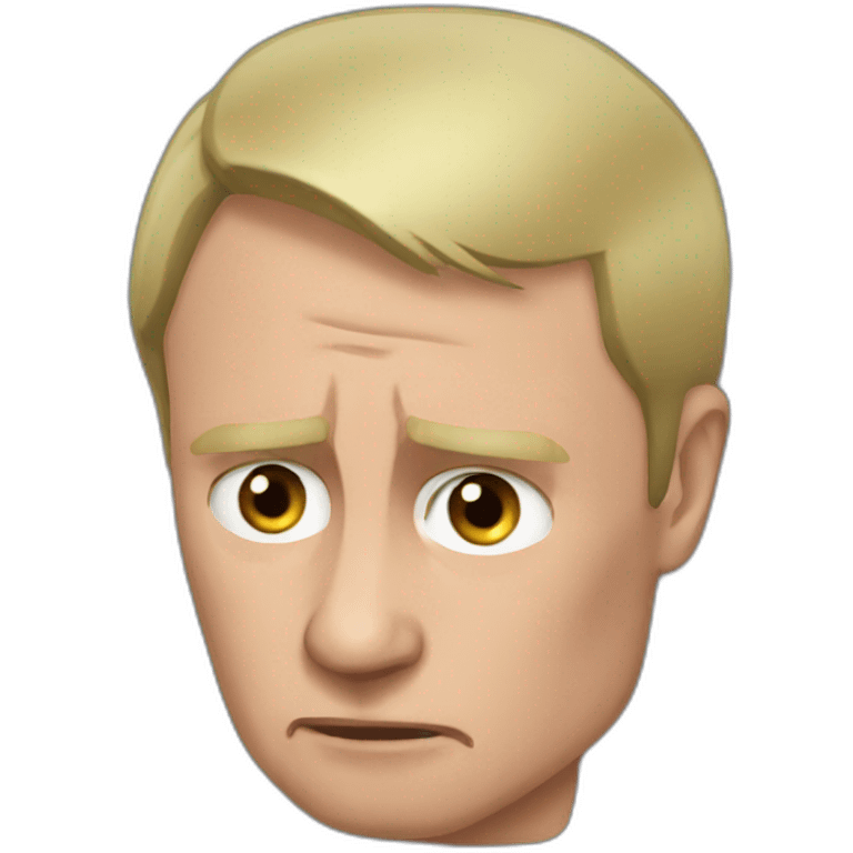 worried muscles putin emoji