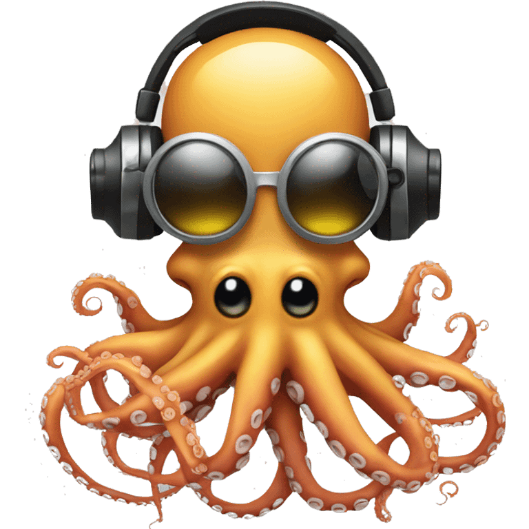 dj octopus emoji