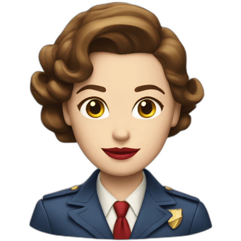 agent carter with emoji