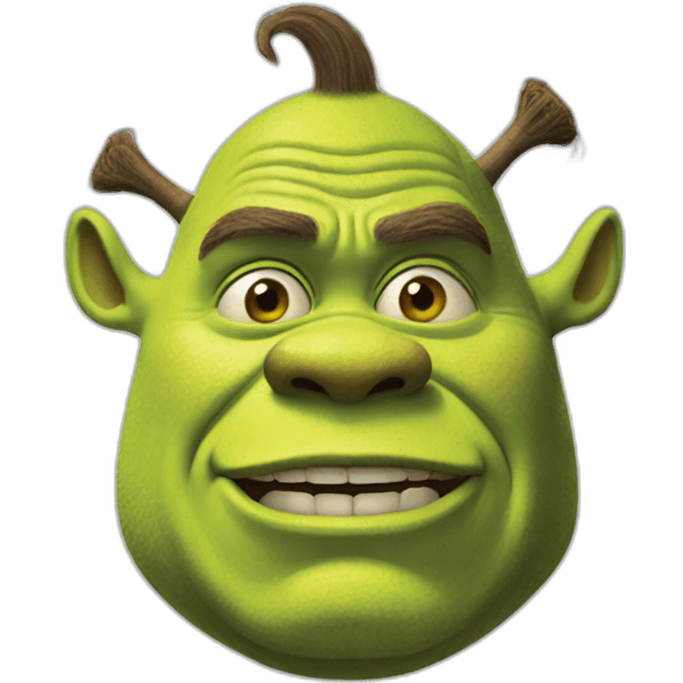 Shrek fume emoji