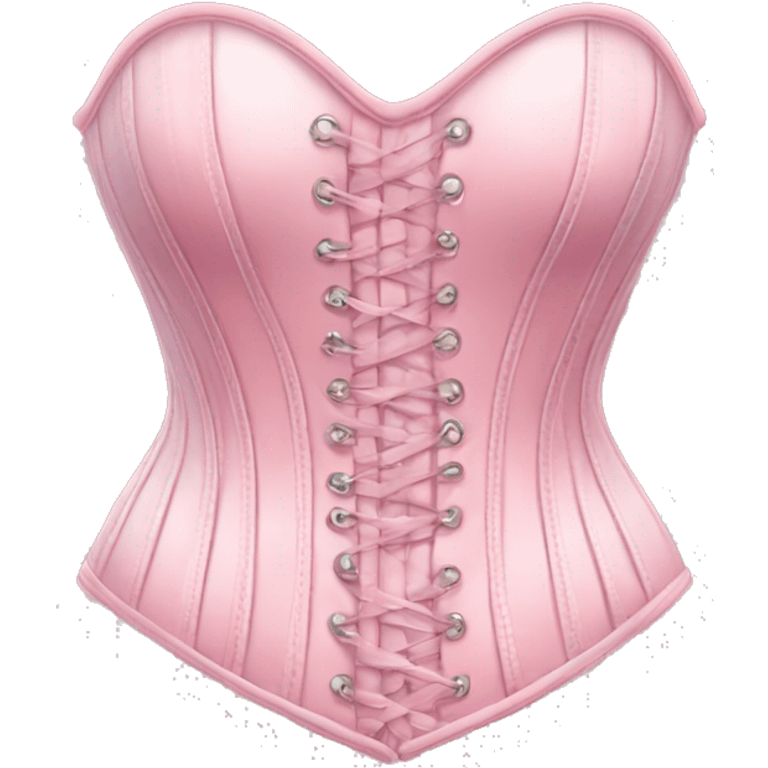 Pastel pink corset  emoji