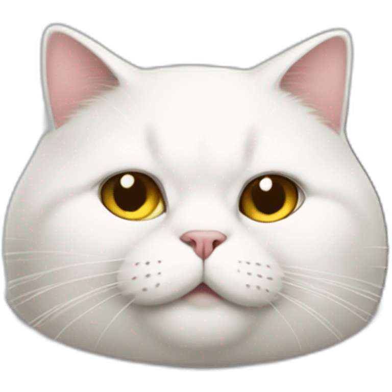 Fat-White-cat-driving-ferrari emoji