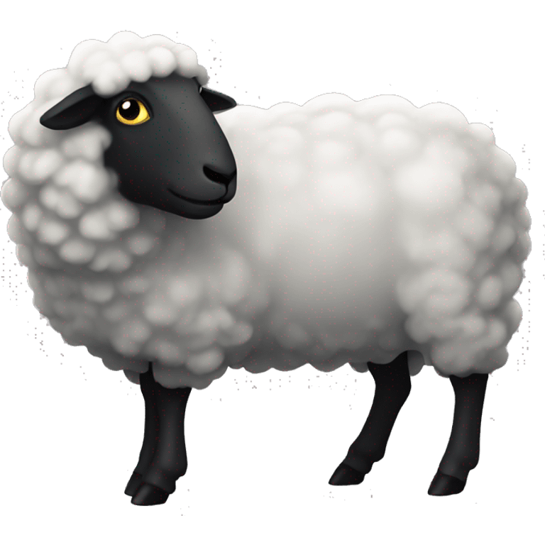 Black sheep emoji