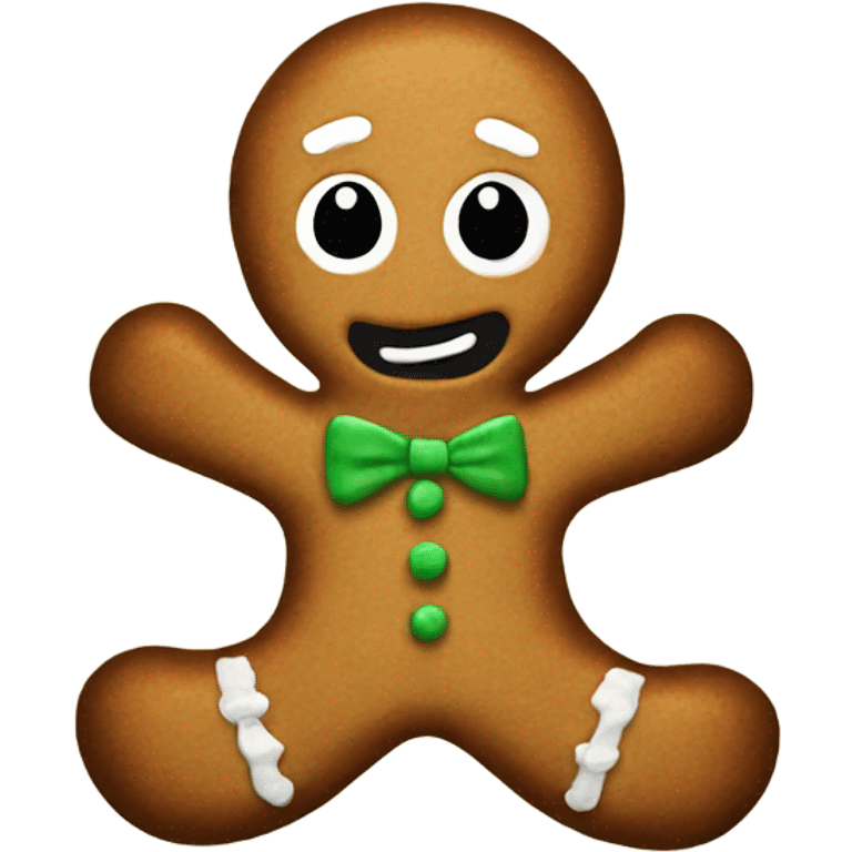 punk rock gingerbread man  emoji