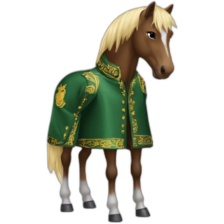 The Horse in the versace coat emoji