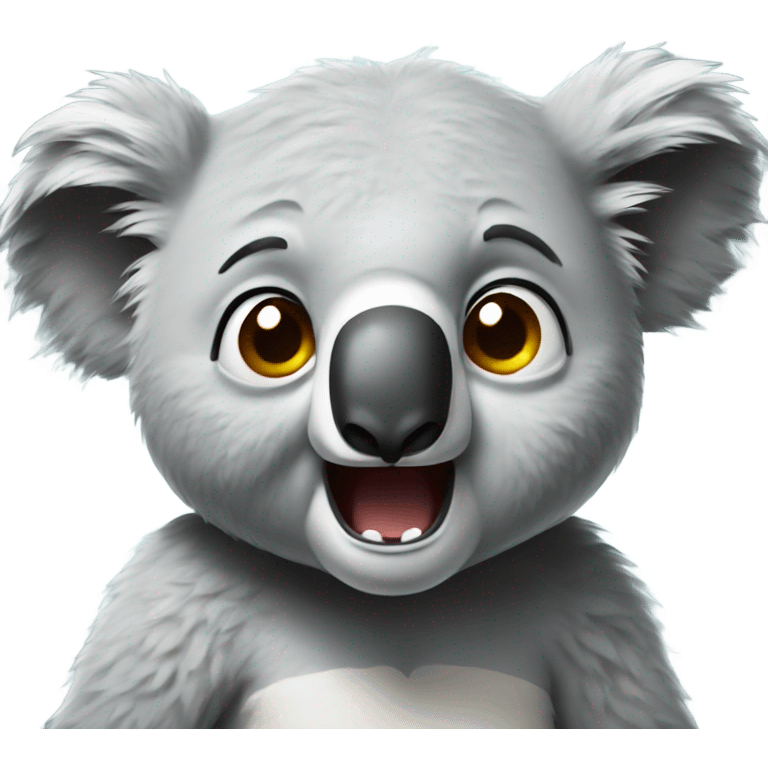 Angry koala  emoji