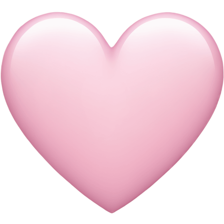 light pink heart emoji