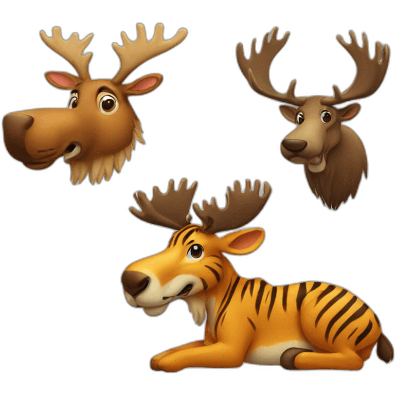 Moose Tiger emoji