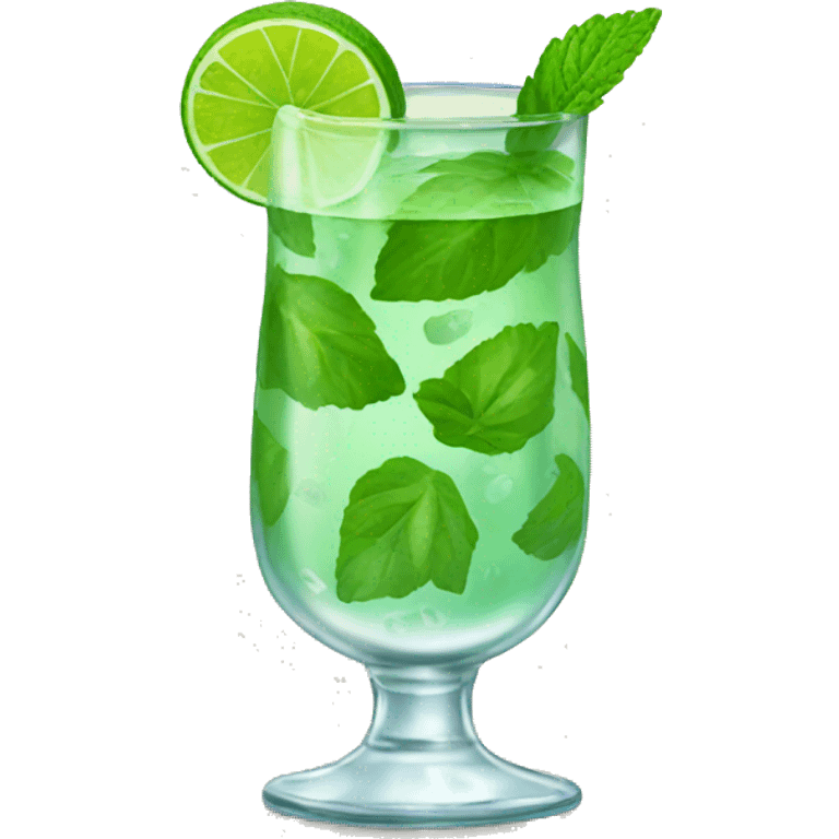 mojito in fancy glass emoji