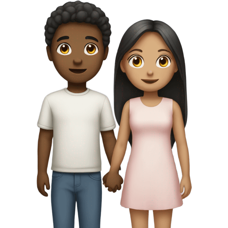 Girl Holding Hands with Boy  emoji