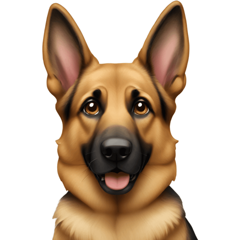 German Shepard dog emoji