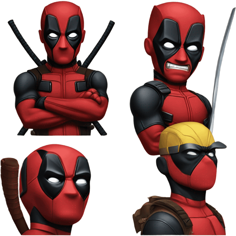 Deadpool wolverine emoji