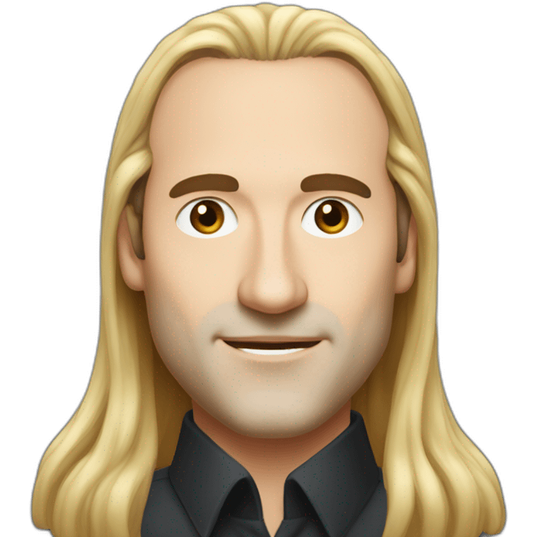 Xavier Niel from Free face big nose balding semi-long hair emoji