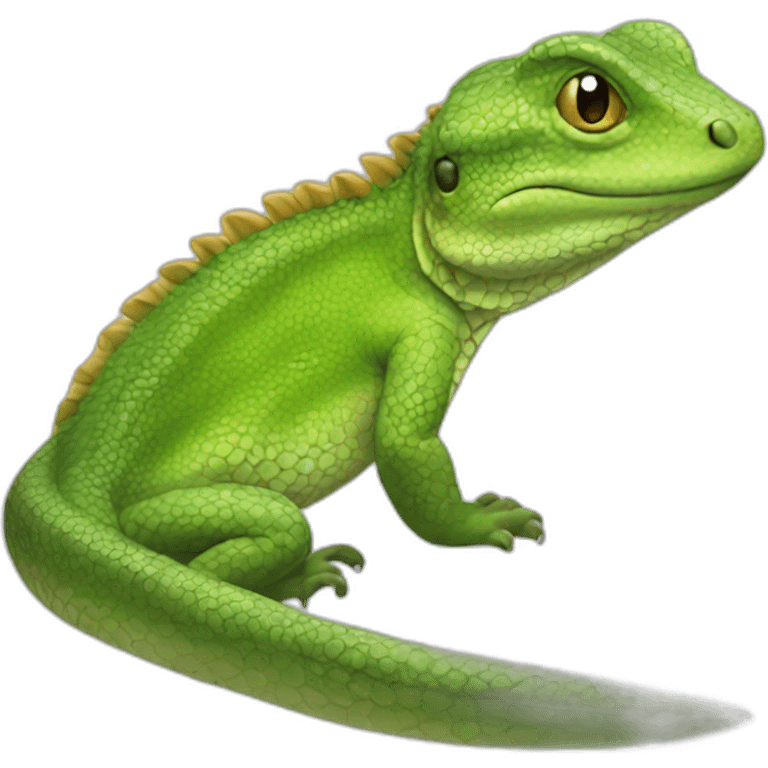 Lézard shérif emoji