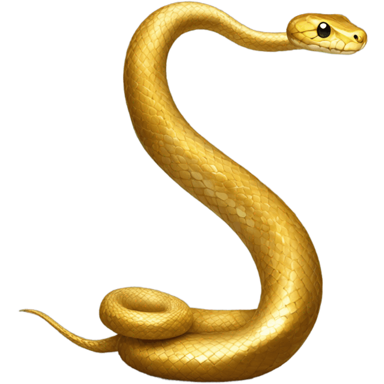 gold snake  emoji