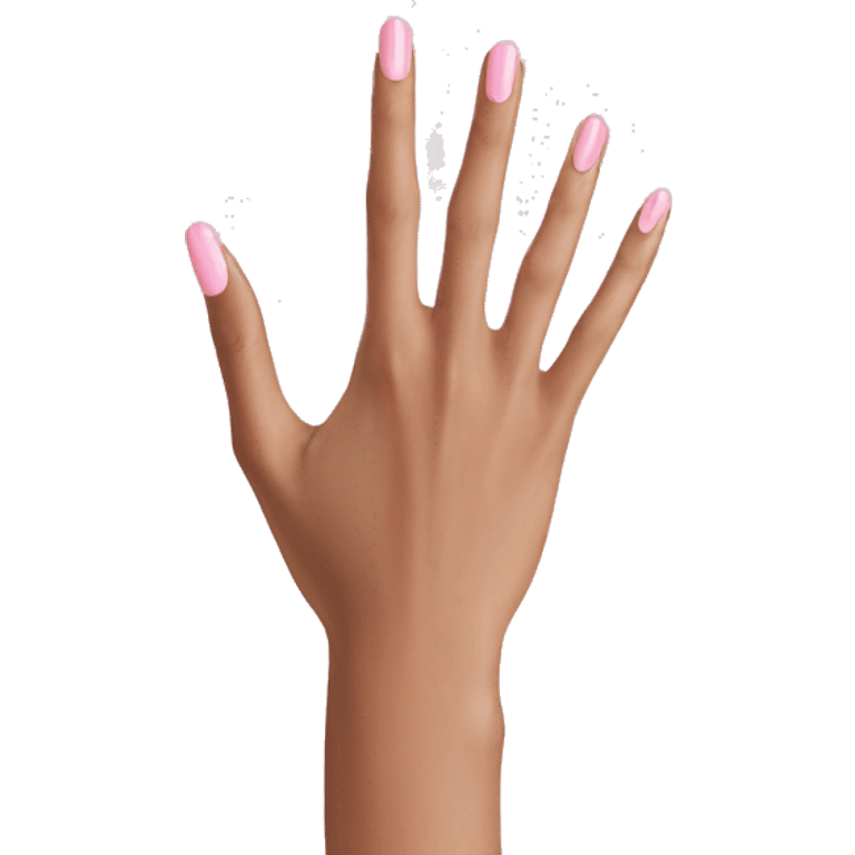 Light pink nails emoji