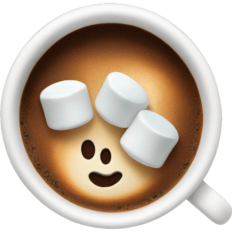 Coffee with marshmallows  emoji