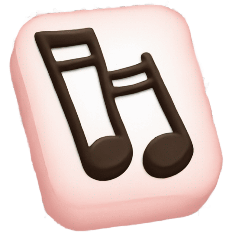 2 pale pink music notes emoji