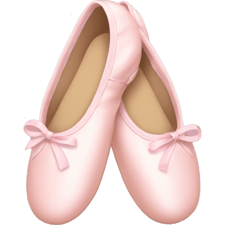 Pale pink ballet shoes emoji