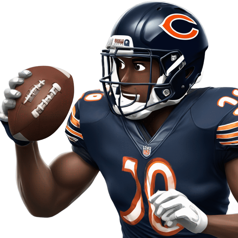 Chicago bears football  emoji