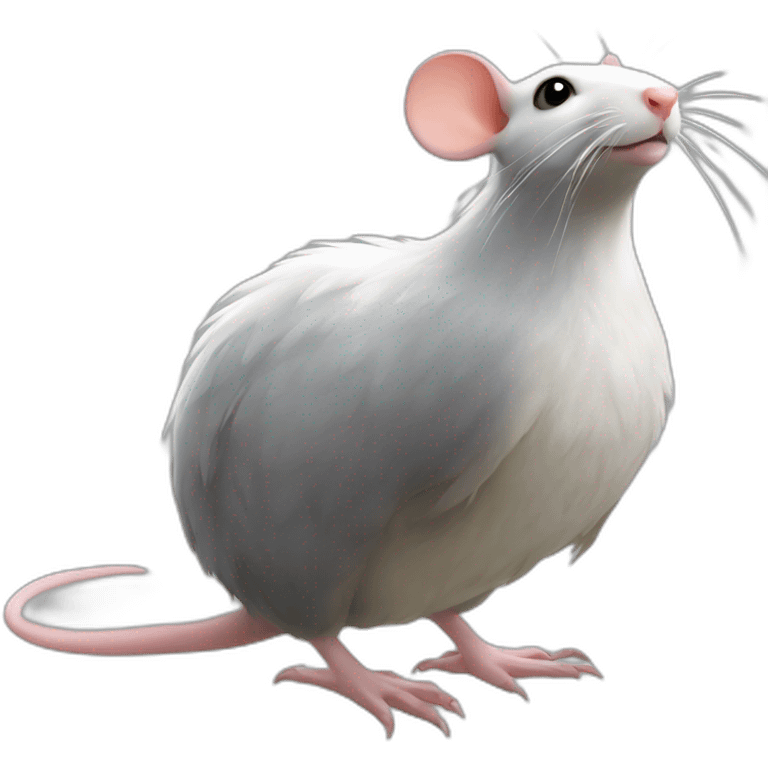 rat sur un coq emoji