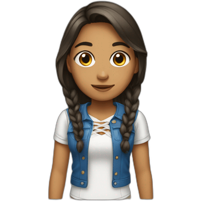 colombian girl emoji