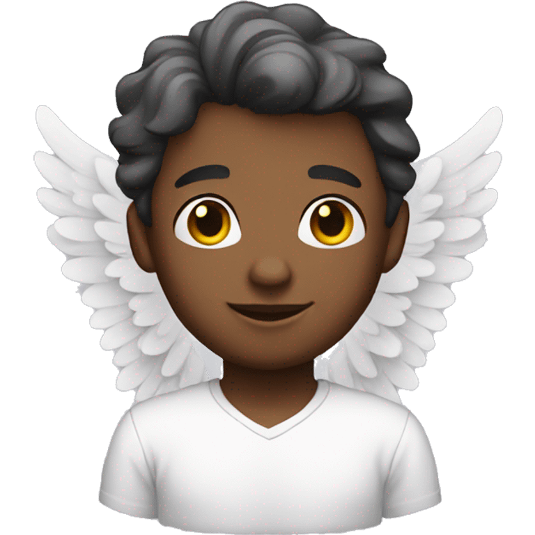 Angel with wings male emoji