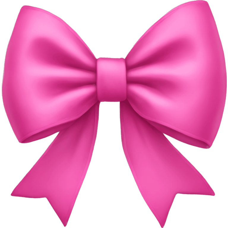 Pink bow emoji