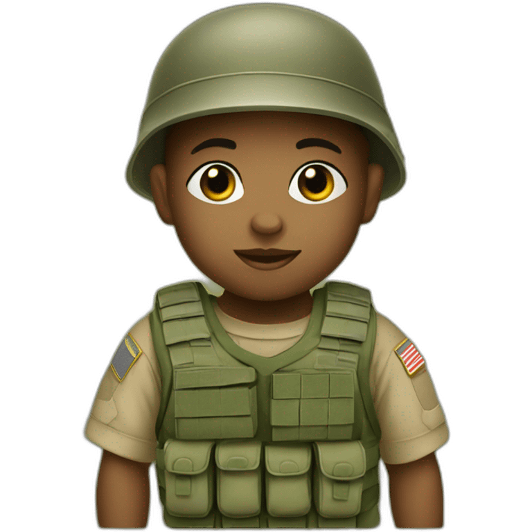 Soldier baby emoji