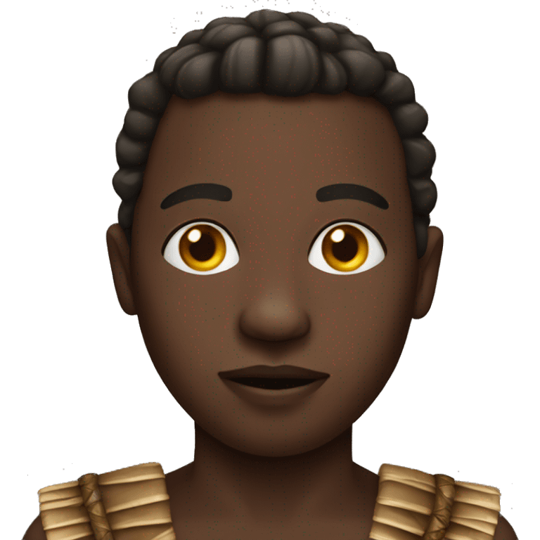 African tribe member emoji