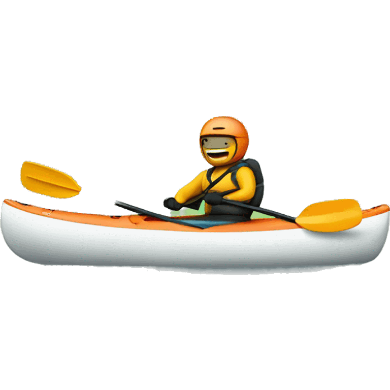 Claramorgane and kayak emoji