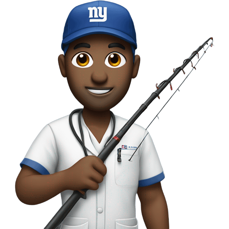 Flyfishing anesthesiologist who loves the New York giants  emoji