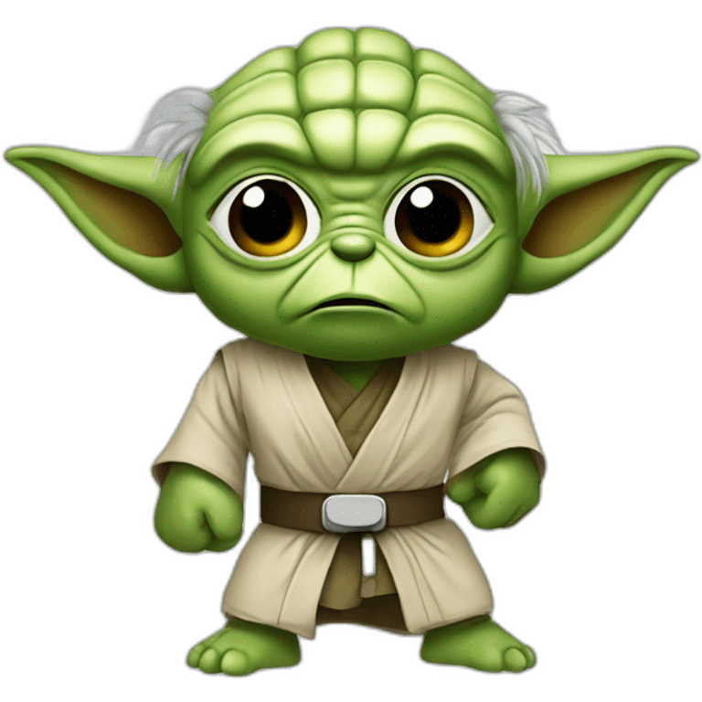 Yoda star Wars boxing emoji