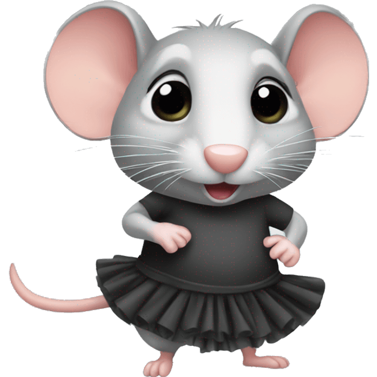 Rat en tutu emoji