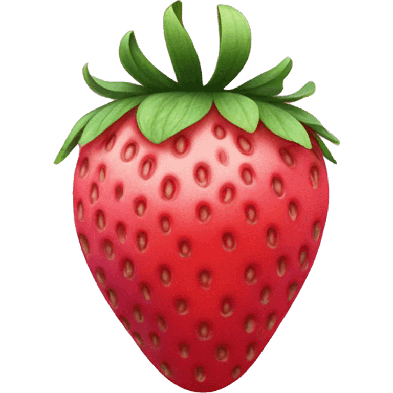 Pink strawberry  emoji