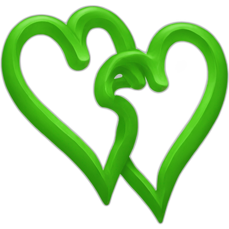 Two-Green-heart emoji