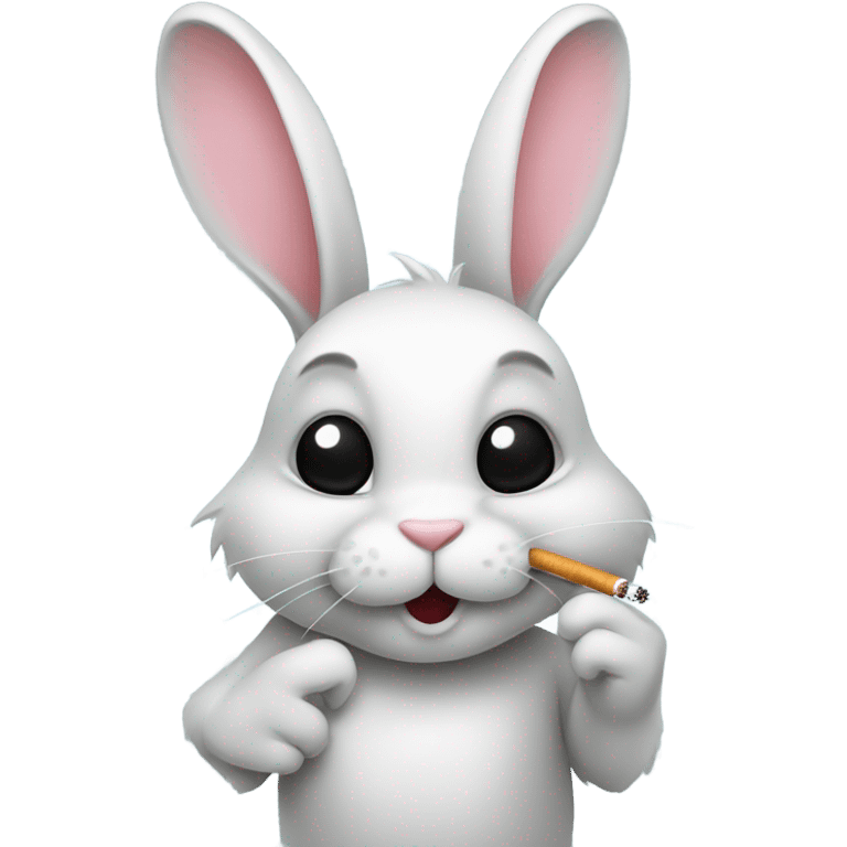  smoking bunny emoji