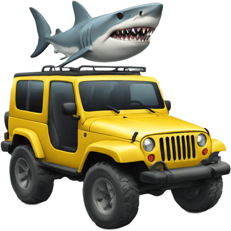 Shark jeep emoji