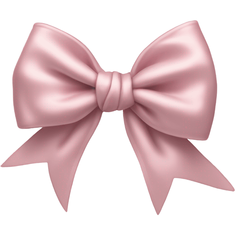 Pale Pink bow emoji